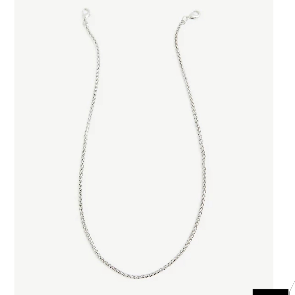 🆕 FACE MASK CHAIN - SILVER TONE